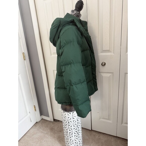 Lululemon Puffer Jacket Womens 4 Green Goose Down Hooded Winter Coat Short EUC - Picture 5 of 11